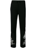 Ermanno Scervino Lace Embellished Knitted Trousers - Black
