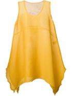 Issey Miyake Cauliflower Oversized Top, Women's, Yellow/orange, Polyester