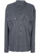 Faith Connexion Classic Shirt, Women's, Size: 38, Grey, Cotton