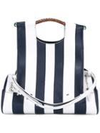Corto Moltedo 'priscilla New' Striped Shoulder Bag, Women's, Blue, Nappa Leather