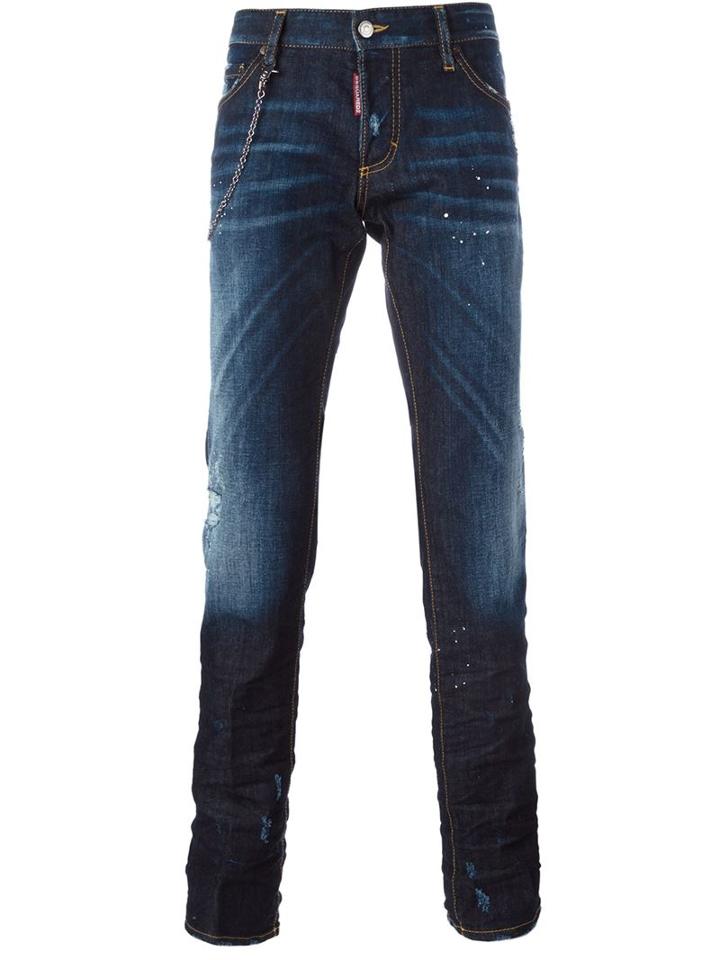 Dsquared2 'skinny' Jeans, Men's, Size: 44, Blue, Cotton/spandex/elastane