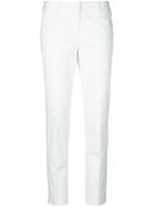 Alberto Biani Slim Cropped Trousers - White