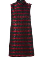 Red Valentino Cherry Jacquard Dress, Women's, Size: 42, Black, Polyester/metallic Fibre/acetate