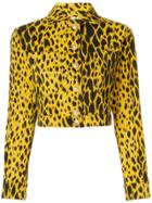 Versace Vintage Animal Print Jacket With Matching Handbag - Black