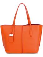 Tod's - Shopper Tote - Women - Leather - One Size, Women's, Yellow/orange, Leather
