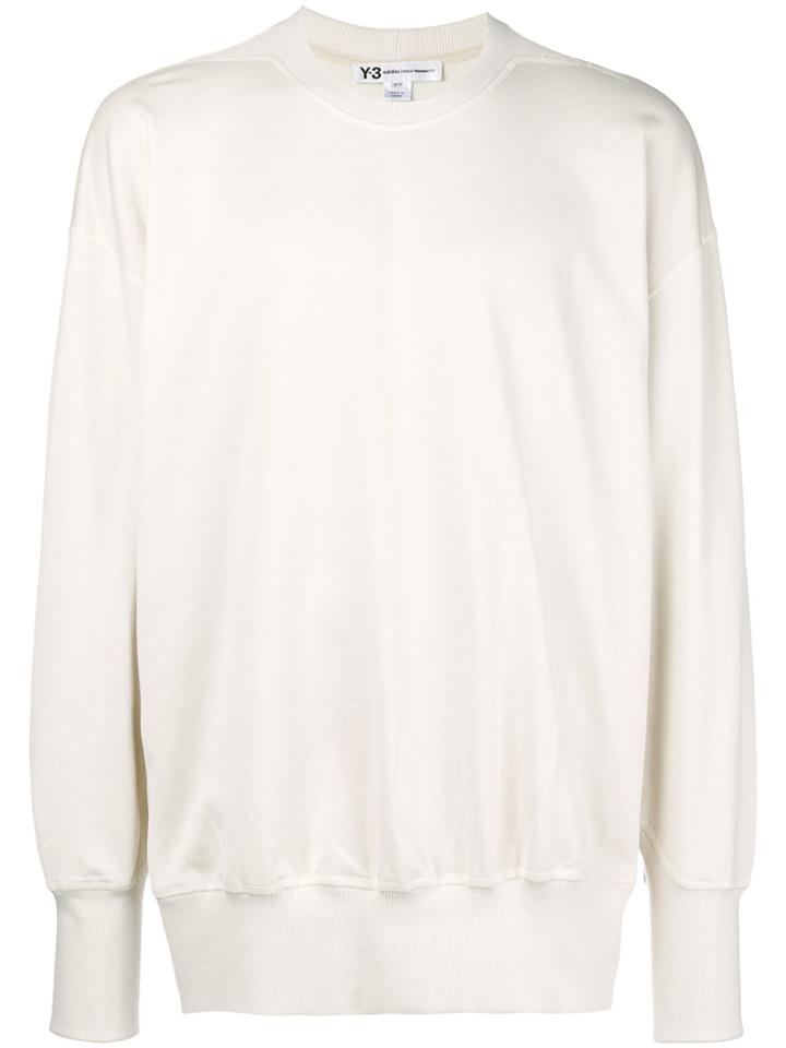 Y-3 Rear Logo Sweatshirt - Nude & Neutrals