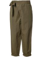 Ulla Johnson Adela Trousers, Women's, Size: 8, Green, Cotton/linen/flax