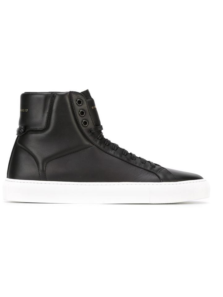 Givenchy Classic Hi-top Sneakers, Men's, Size: 40, Black, Calf Leather/rubber