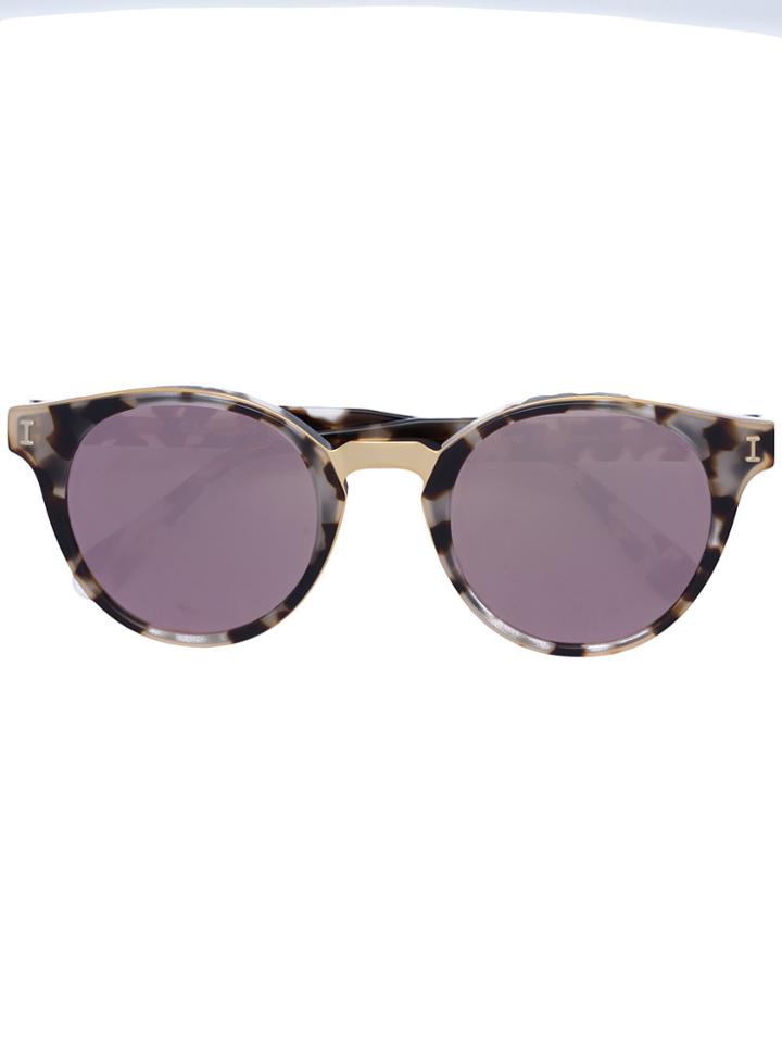 Illesteva Tortoiseshell Cat-eye Sunglasses - Brown