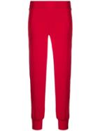 Norma Kamali Side-striped Joggers - Red