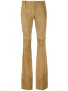 Plein Sud Palazzo Pants, Women's, Size: 38, Nude/neutrals, Leather