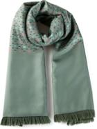 Hermès Vintage 'duck' Pattern Scarf, Women's, Green