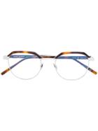 Saint Laurent Eyewear Round-frame Glasses - Brown