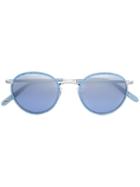 Garrett Leight Wilson Sunglasses, Adult Unisex, Blue, Steel/other Fibres
