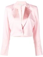 Fleur Du Mal Cropped Blazer - Pink