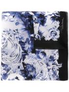 Roberto Cavalli Printed Scarf, Women's, Blue, Silk