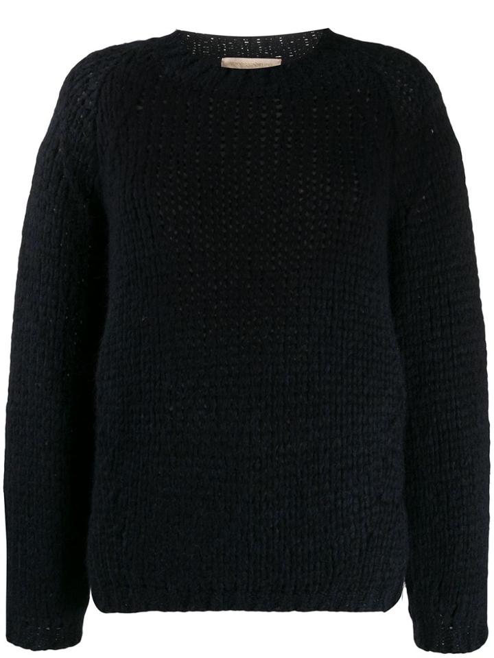 Vanessa Bruno Cable Knit Jumper - Blue