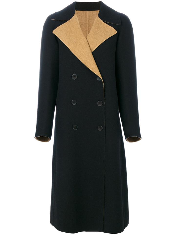 Etro Double Breasted Coat - Black