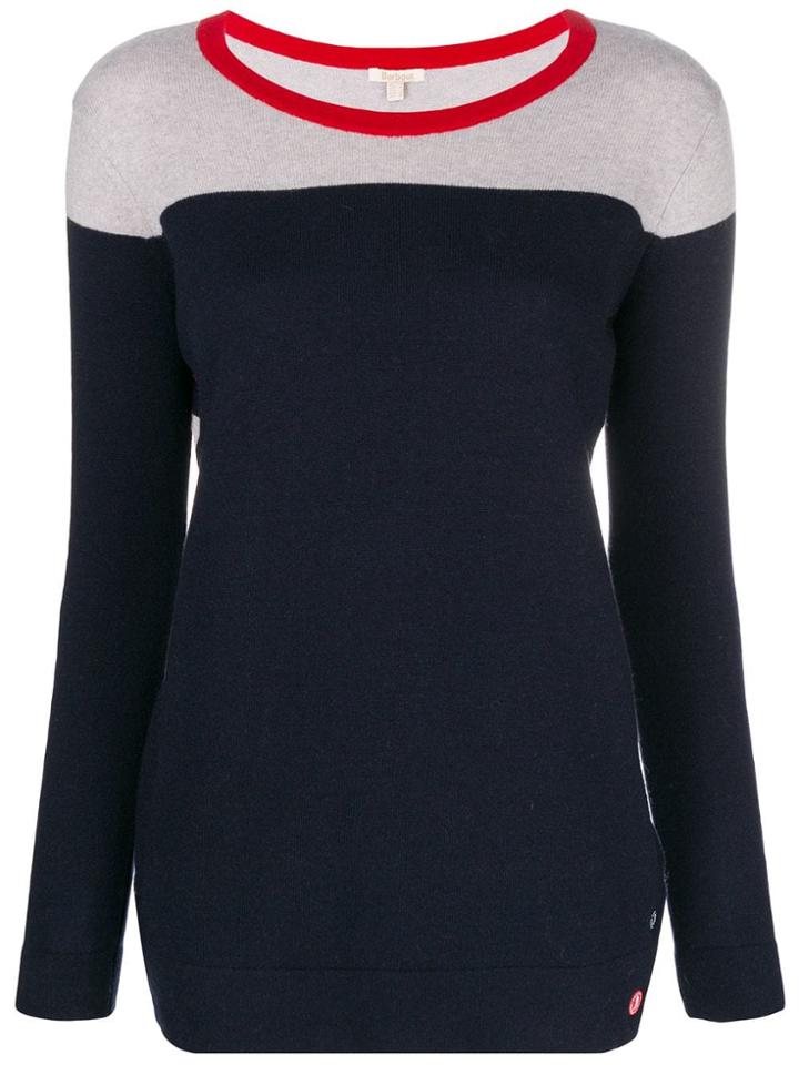 Barbour Round Neck Jumper - Blue