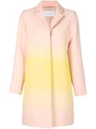 Jonathan Saunders Gradient Coat, Women's, Size: 38, Pink/purple, Cupro