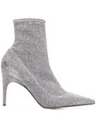 Sergio Rossi Heeled Ankle Boots - Silver