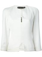 Jean Louis Scherrer Pre-owned Textured Jacket - White