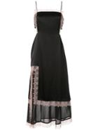 3.1 Phillip Lim Lace Trimmed Dress - Black