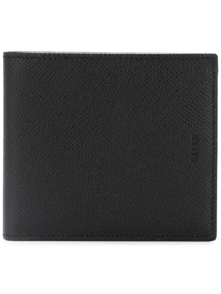 Bally Textured Billfold Wallet - Black