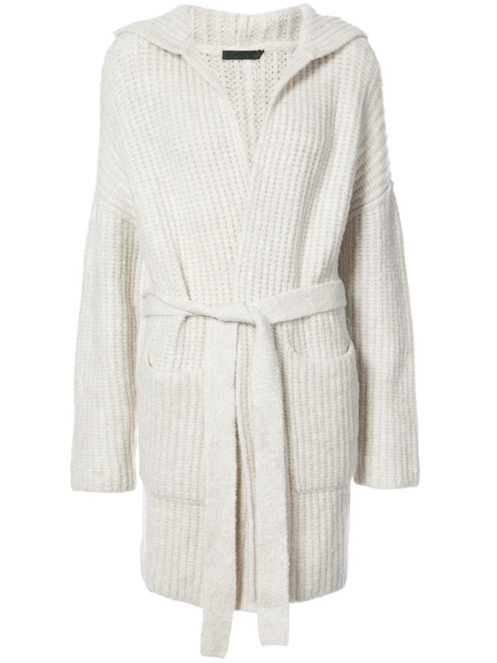 Atm Anthony Thomas Melillo Ribbed Knit Cardi-coat - Nude & Neutrals