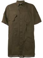 Yohji Yamamoto Asymmetric Pocket Shirt - Green