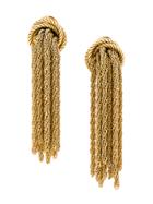 Grosse Vintage 1960s Vintage Grosse Tassel Earrings - Metallic