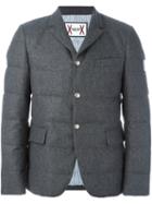 Moncler Gamme Bleu Padded Blazer Jacket, Men's, Size: 2, Blue, Cotton/feather Down/cupro/wool