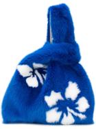 Simonetta Ravizza Furrissima Hibiscus Tote - Blue
