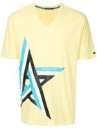 Guild Prime Striped Star Print T-shirt - Yellow & Orange