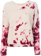 Suzusan Cashmere Shibori Style Knit Top - Nude & Neutrals