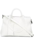 Marsèll Top Zip Tote, Women's, White, Leather