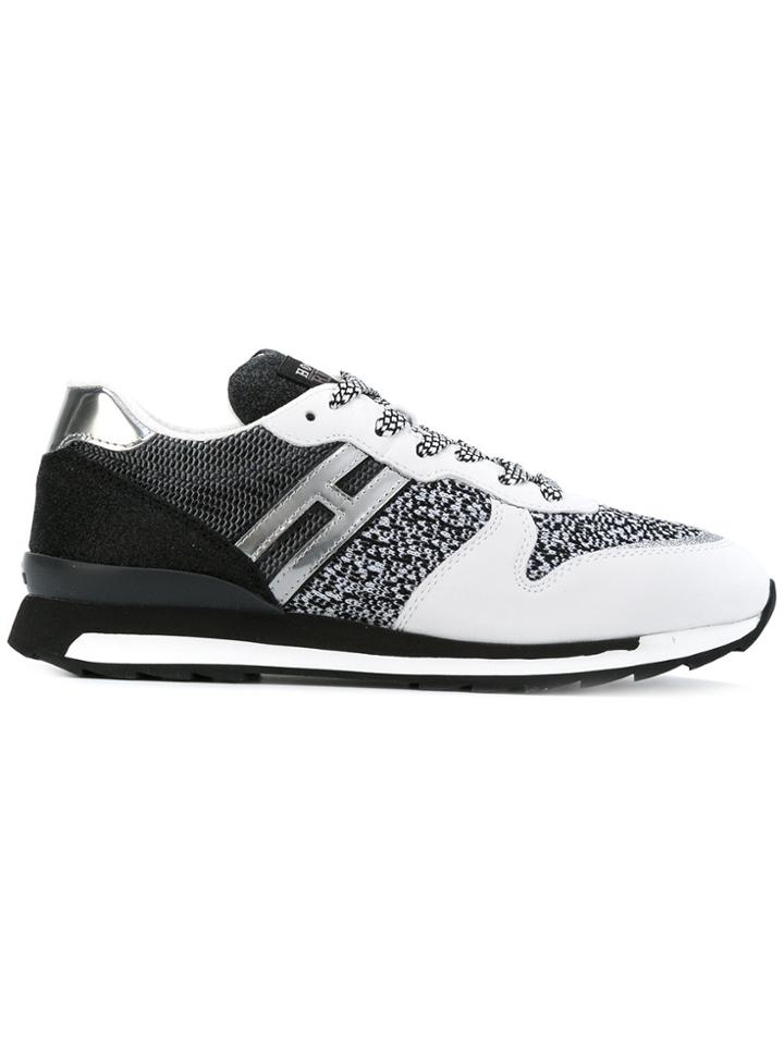 Hogan Rebel Low Top Lace-up Sneakers - White