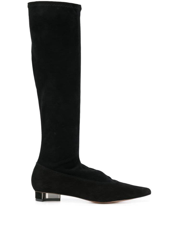 Clergerie Pointed Toe Boots - Black