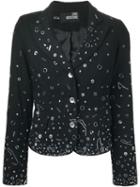 Moschino Vintage Embellished Blazer, Women's, Size: 36, Black
