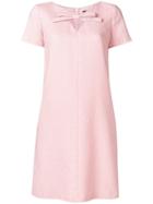 Paule Ka Bow Detail Dress - Pink