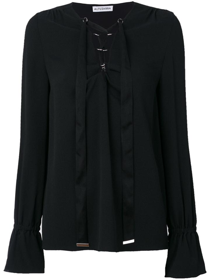 Altuzarra Drawstring Blouse - Black