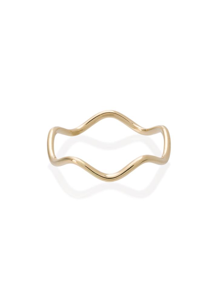 Sabine Getty Wave Ring - Metallic