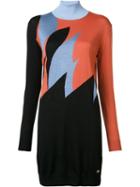 Vionnet Turtleneck Knit Dress, Women's, Size: 42, Yellow/orange, Virgin Wool/cashmere/silk