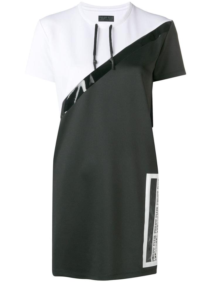 Philipp Plein Two-tone T-shirt - Black