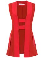 Gloria Coelho Elongated Gillet - Red