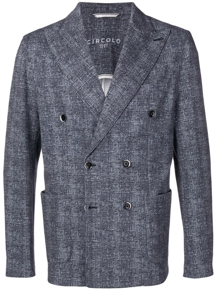 Circolo 1901 Double-breasted Blazer - Blue