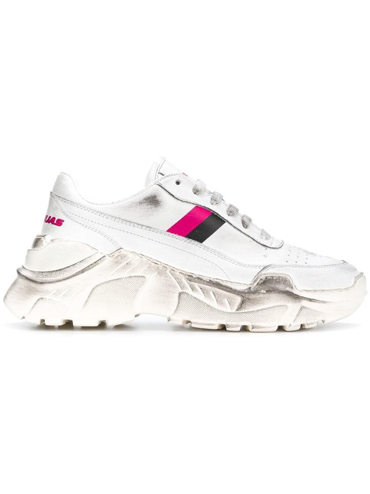 Joshua Sanders Zenith Distressed Sneakers - White
