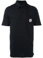 Philipp Plein Classic Polo Shirt, Men's, Size: Medium, Black, Cotton