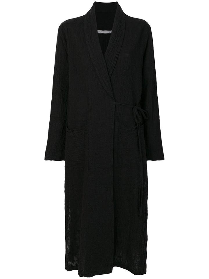 Raquel Allegra Robe Trench - White