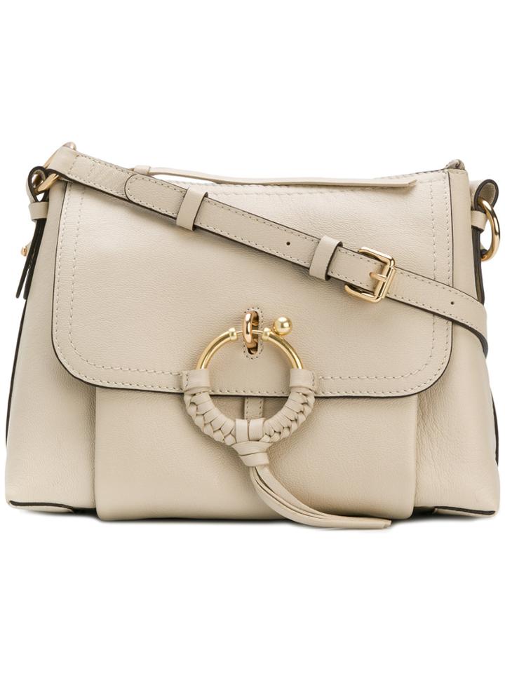 See By Chloé Hana Foldover Satchel - Nude & Neutrals